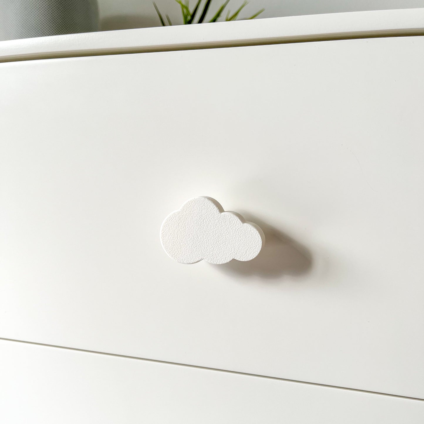 Möbelgriff Wolke in weiß als Set