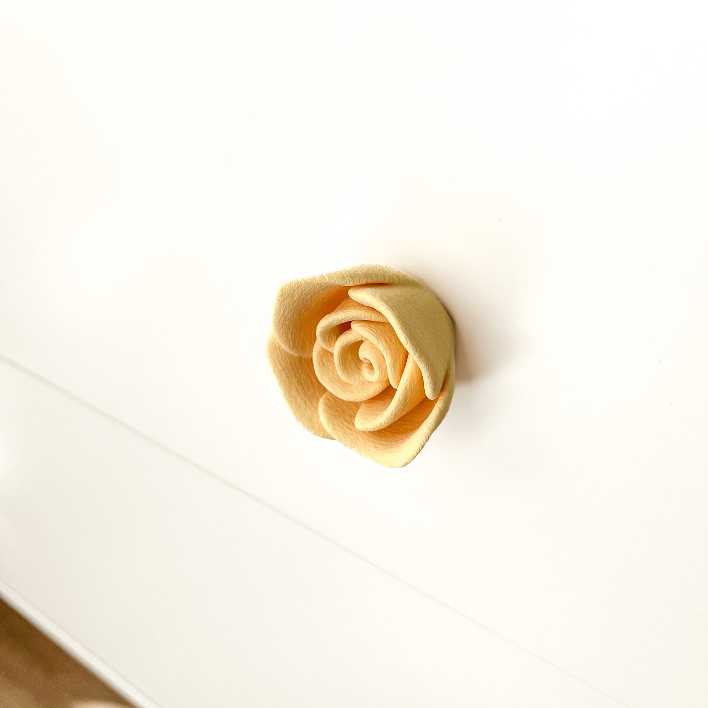 Möbelgriff Blüte für Kinderzimmer Kommode und Schrank | Griff für Hemnes Kommode |Wickelkommode Griff Babyzimmer | Schrank Möbelknopf Blüte