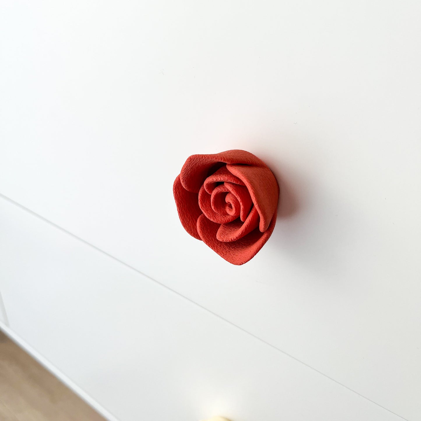 Möbelgriff Blüte für Kinderzimmer Kommode und Schrank | Griff für Hemnes Kommode |Wickelkommode Griff Babyzimmer | Schrank Möbelknopf Blüte