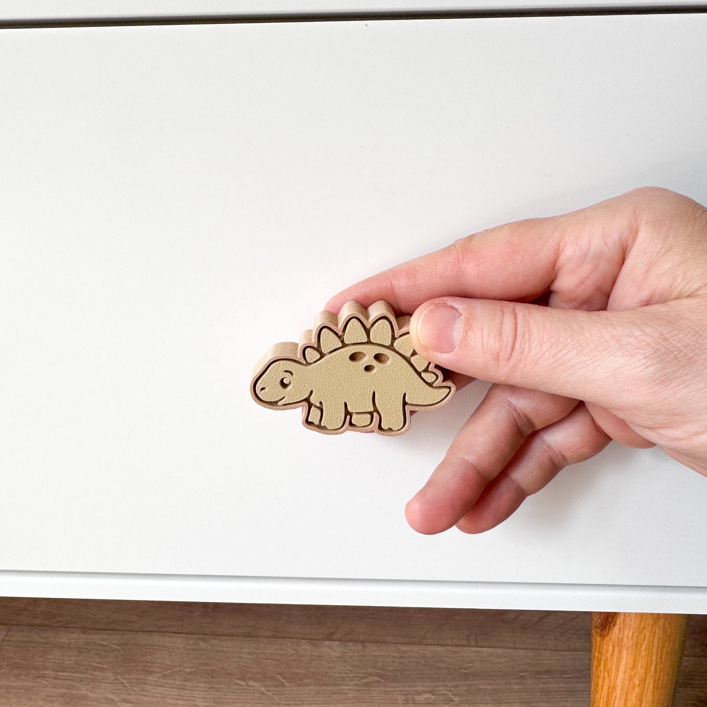 Bunte Dinosaurier Möbelgriffe für Kinderzimmer | Kindgerechte Schubladenknöpfe für Kommoden, Schränke