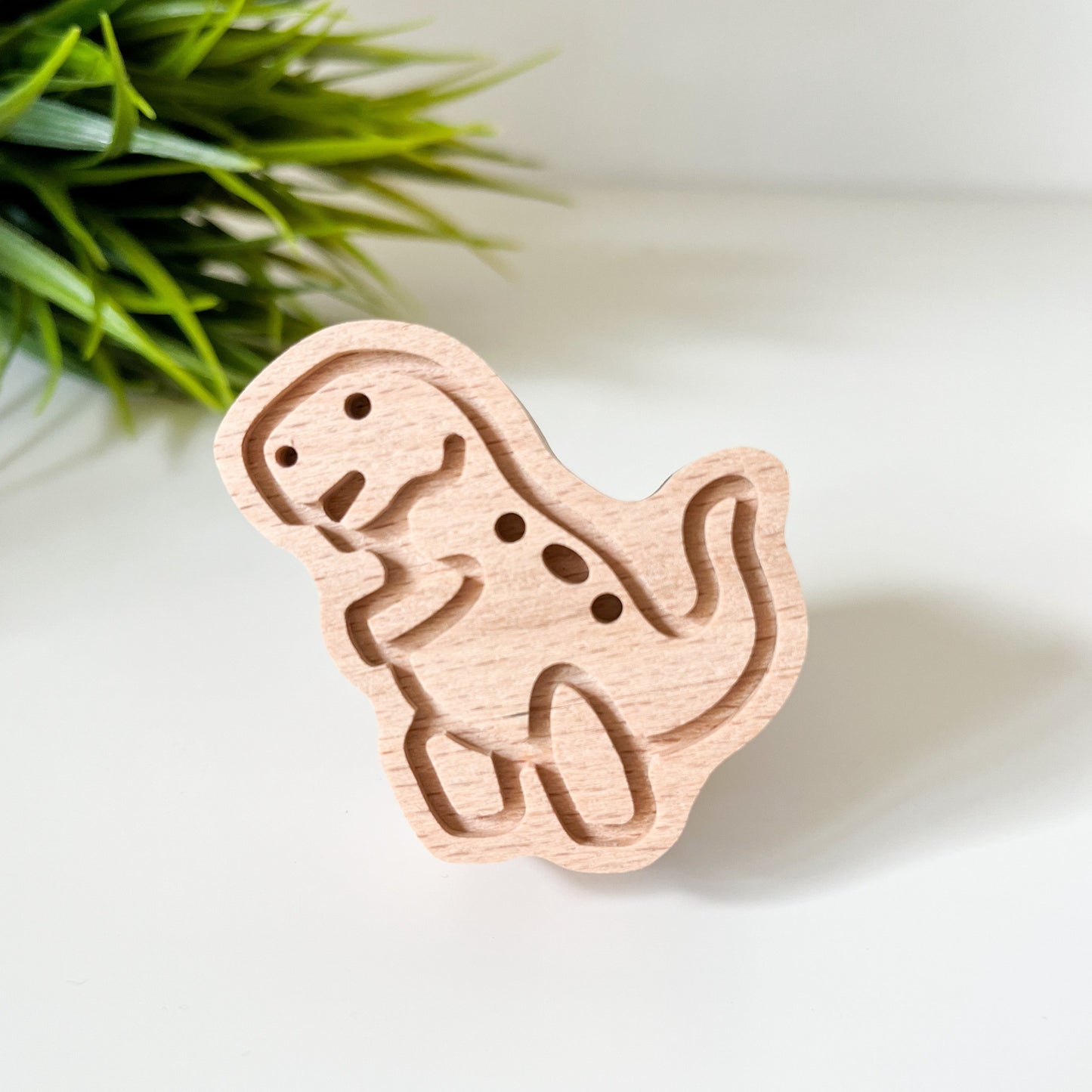 Dinosaurier Holz Knöpfe