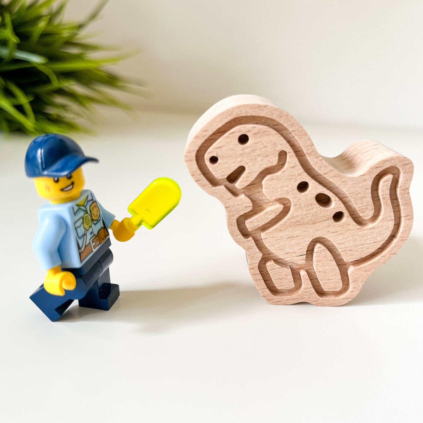 Dinosaurier Holz Knöpfe