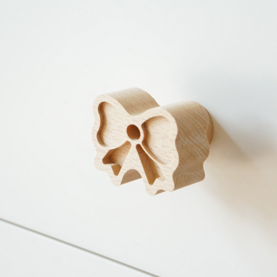 Schleife Holz Knopf für Schubladen oder Schränke