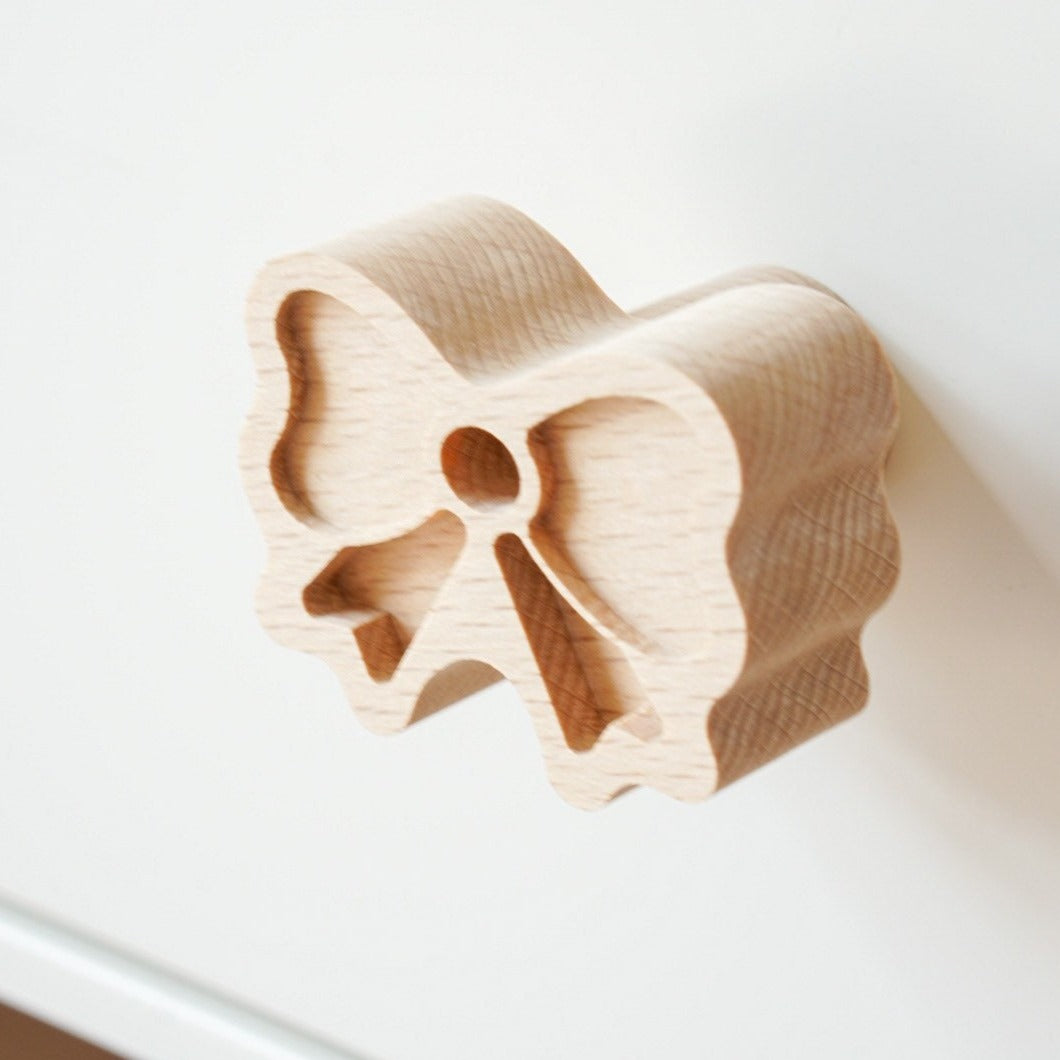 Schleife Holz Knopf für Schubladen oder Schränke