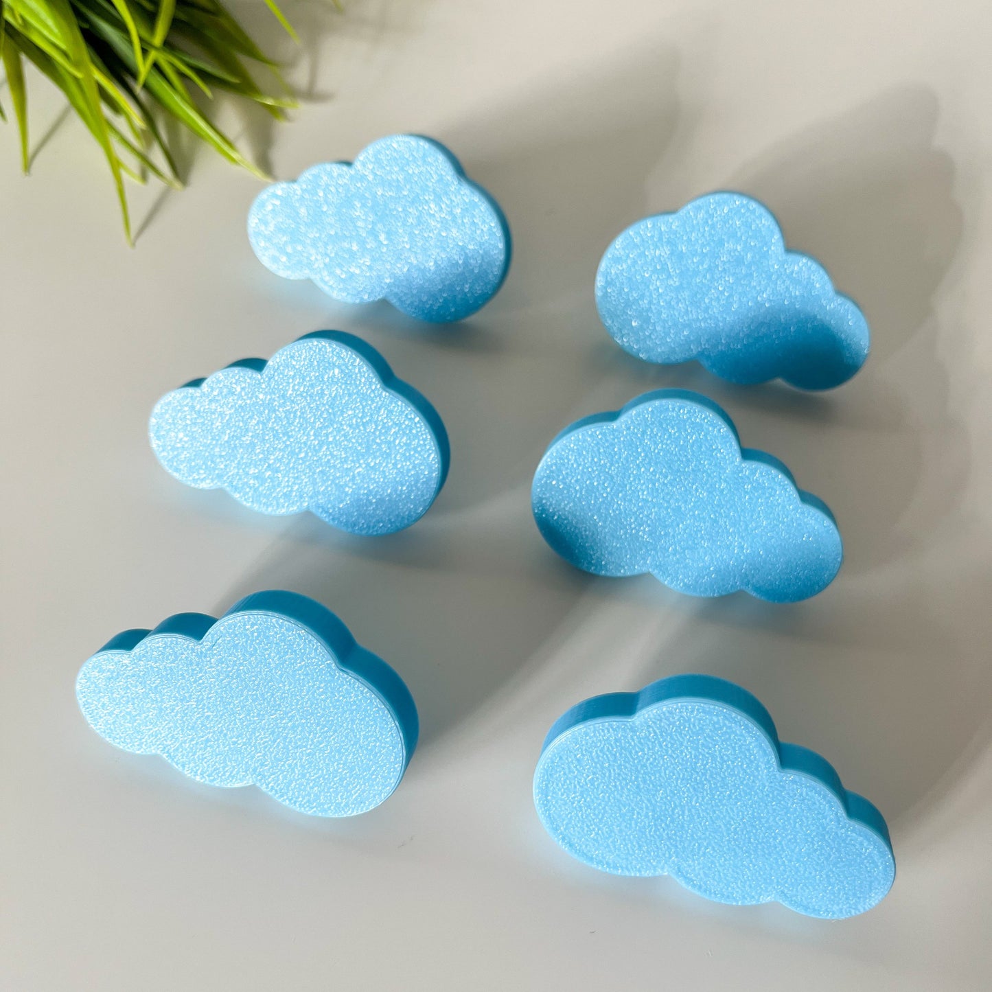 Möbelgriff Wolke in weiß als Set