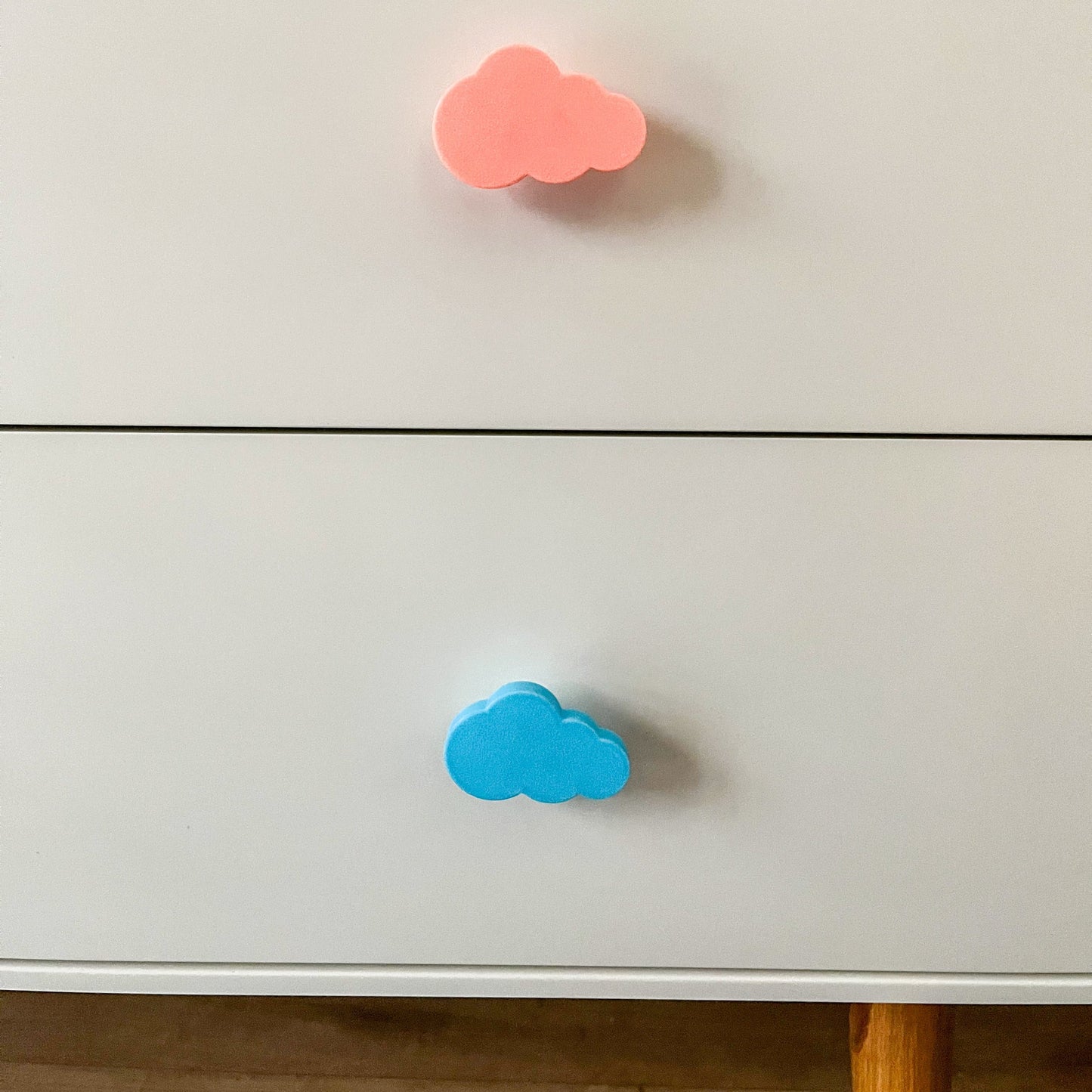 Möbelgriff Wolke in weiß als Set
