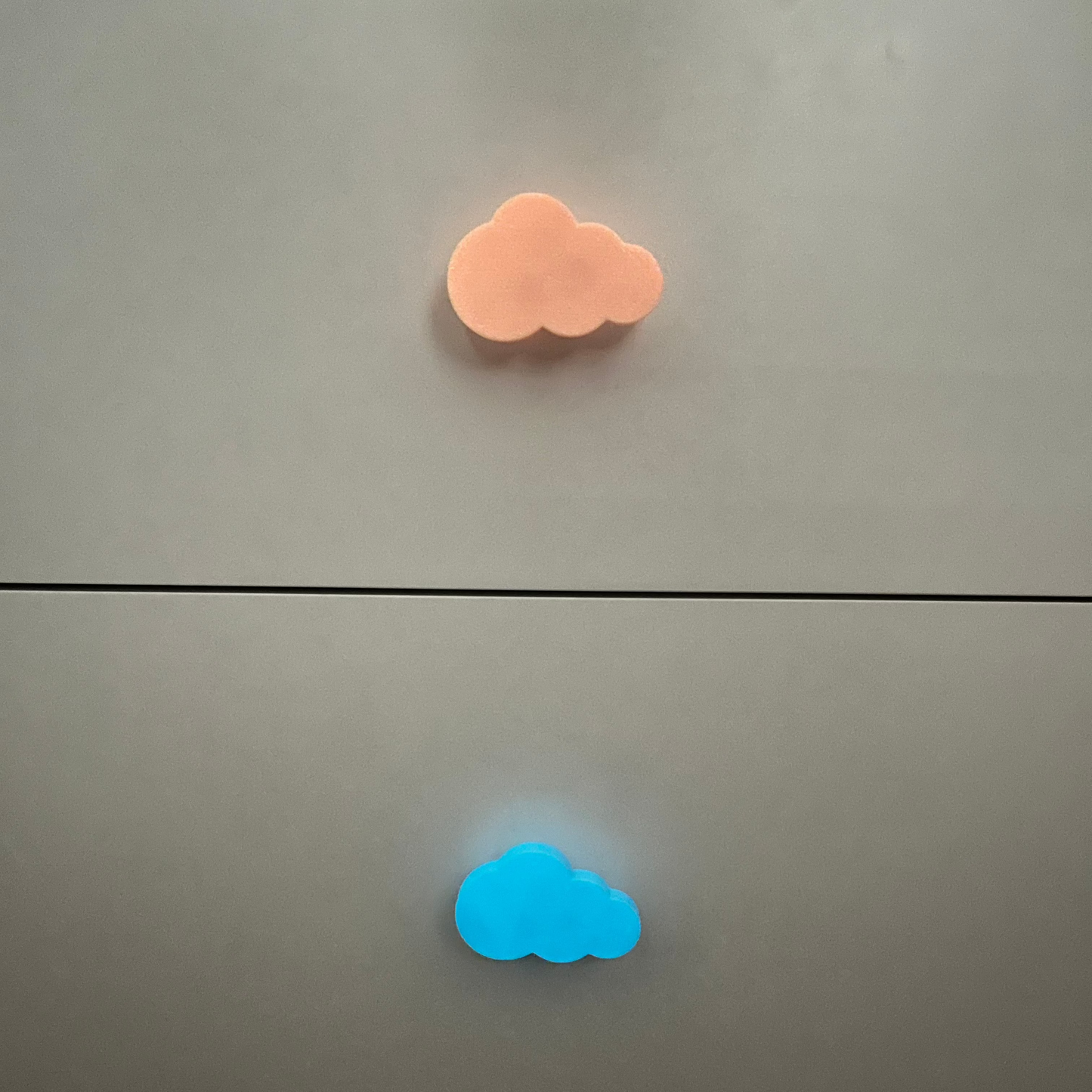 Möbelgriff Wolke in weiß als Set
