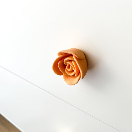 Möbelgriff Blüte für Kinderzimmer Kommode und Schrank | Griff für Hemnes Kommode |Wickelkommode Griff Babyzimmer | Schrank Möbelknopf Blüte