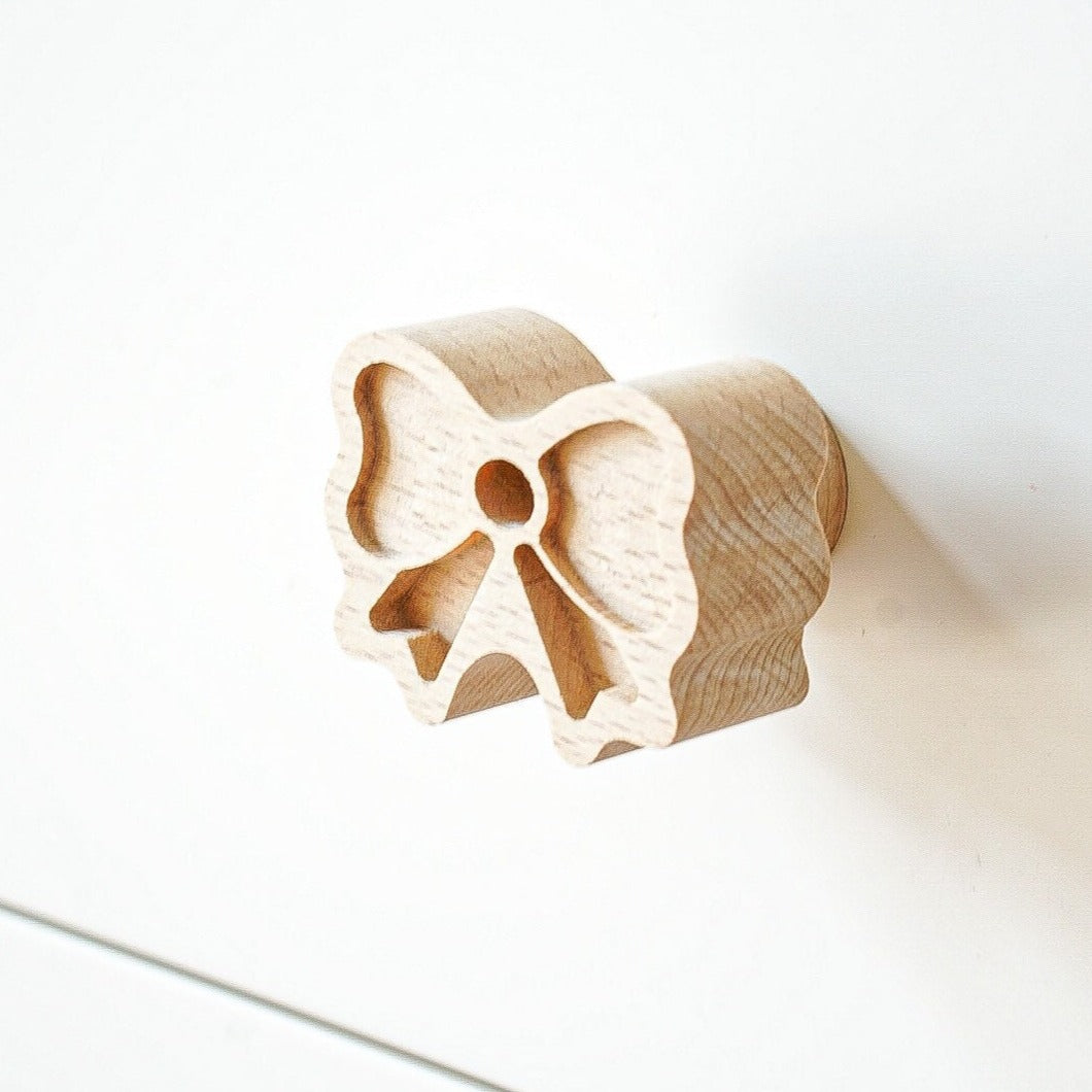 Schleife Holz Knopf für Schubladen oder Schränke